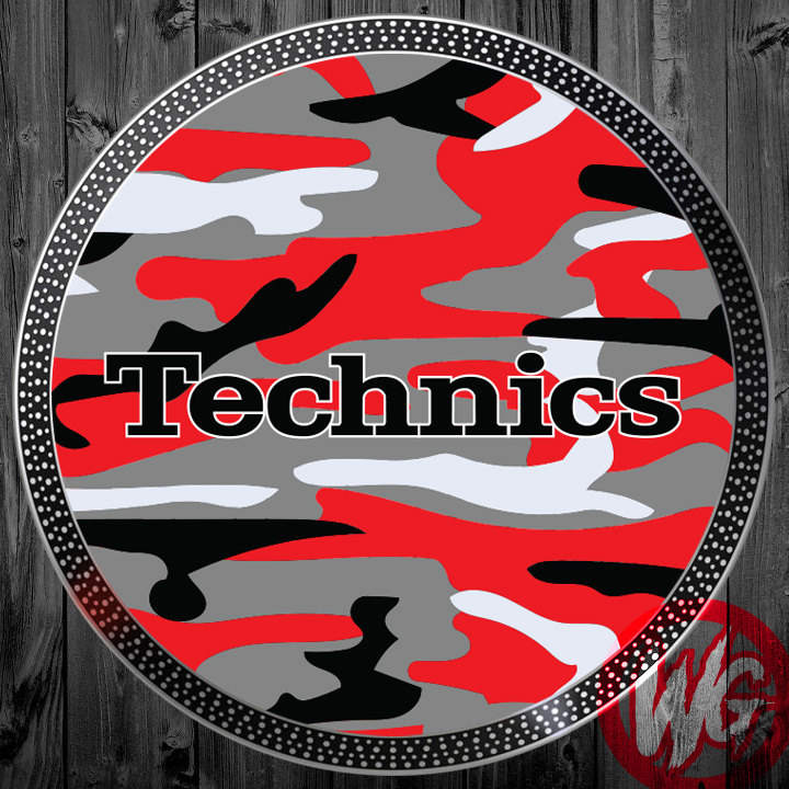 TECHNICS CAMO v2 SLIPMAT Wicked Grafx